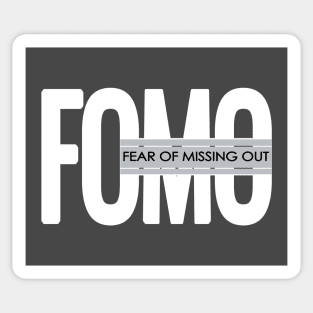 FOMO-joy of missing out Sticker